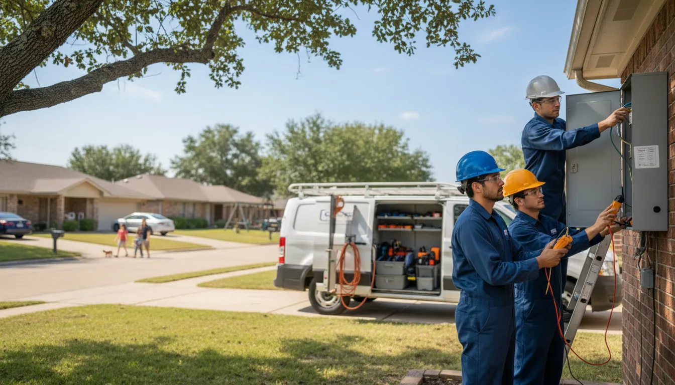 Certified electrician providing emergency electrical services in Adamstown, MD